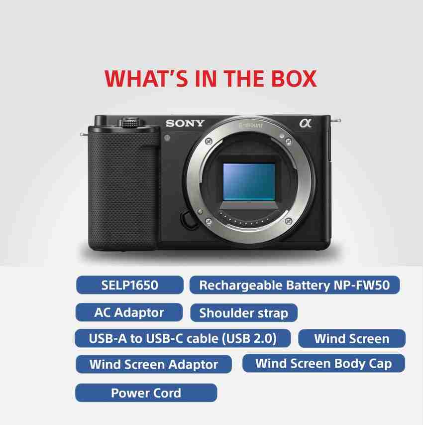 SONY Alpha ZV-E10 Mirrorless Camera Body Only Vlog Camera | Made 