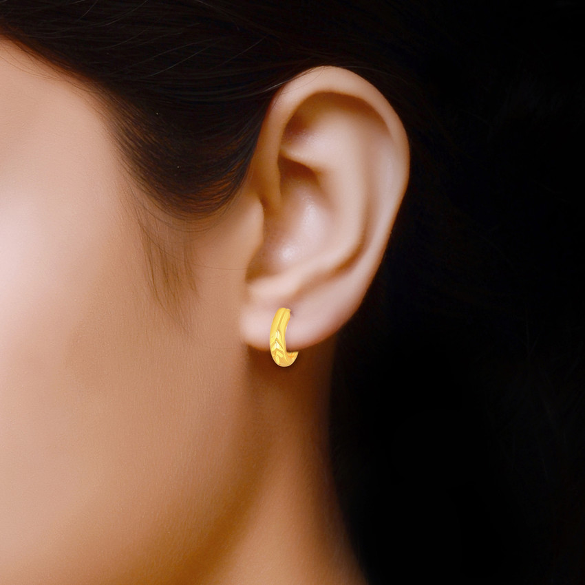 Flipkart Buy sk jewels Stainless Steel Gold Korean Style Kaju Bali Thin Brass Gold Plated Bali SKNT184 Brass Clip on Earring Online at Best Prices in India