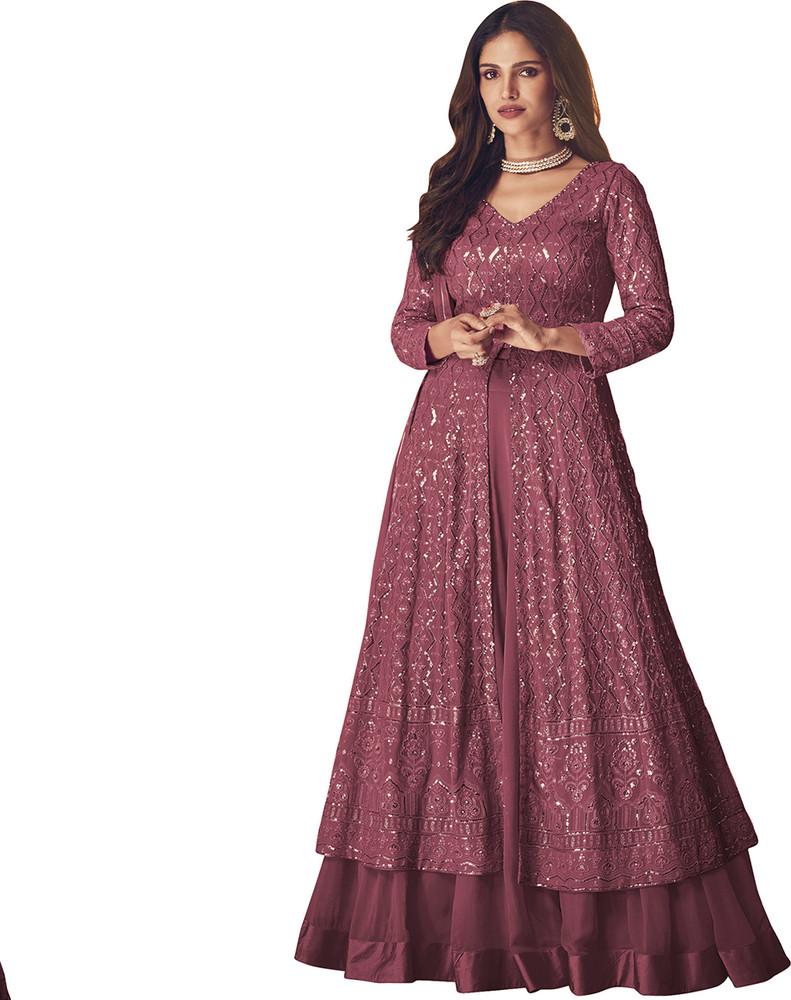 Purple Flipkart Offer Dress Purple Flipkart Frock Ladies Party