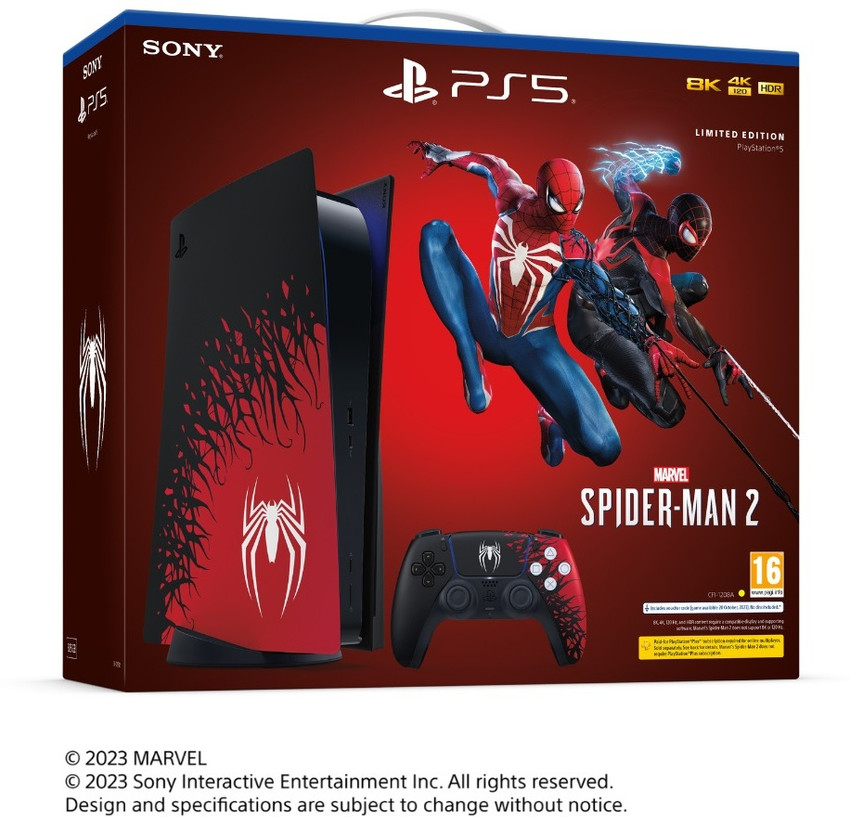 SONY MSM2 Limited Edition Bundle 825 GB with Spider-Man 2 Price in 
