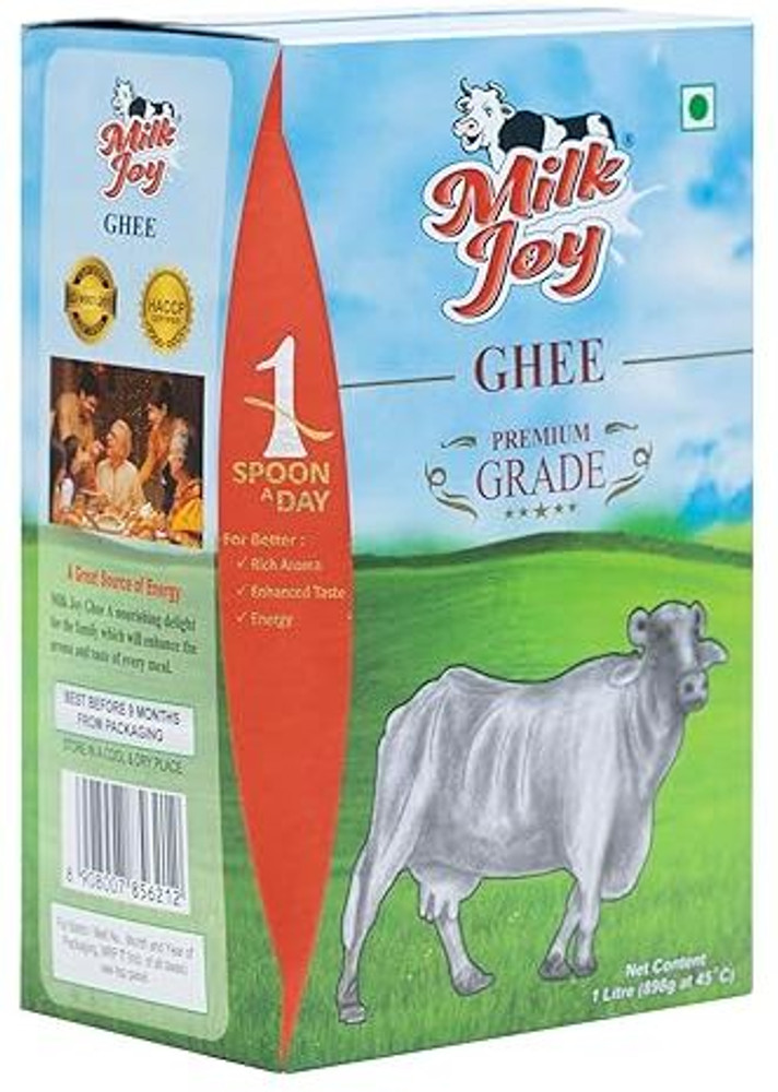 Milkjoy Lab Certified Premium Grade Desi Ghee 1 Litre | Pure and 