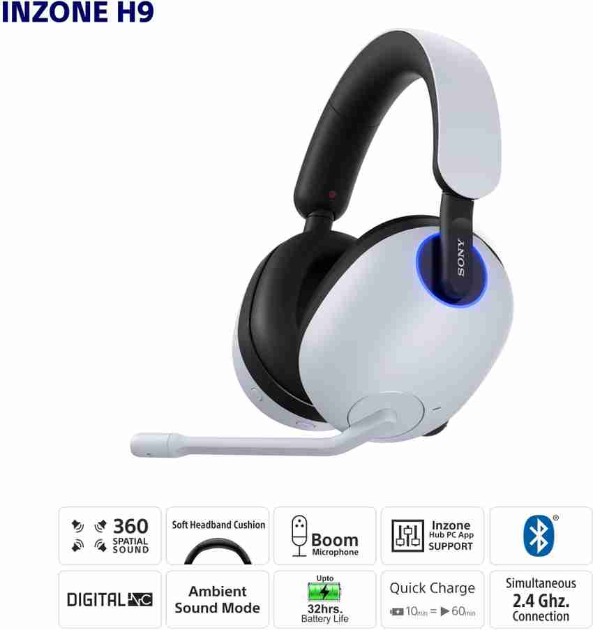 SONY INZONE H9 WH-G900N with Noise Cancellation and 32Hrs Playtime  