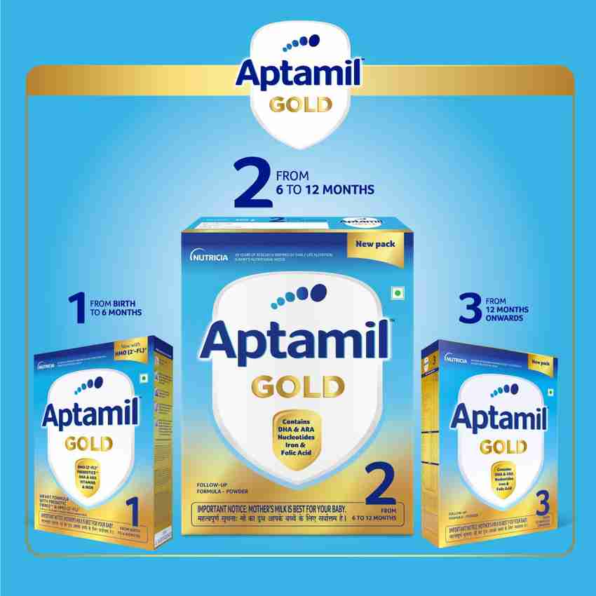 Aptamil Gold Follow up Infant Formula Powder (Stage 2) Price in India - Buy Aptamil Gold Follow up Infant Formula Powder (Stage 2) online at Flipkart.com
