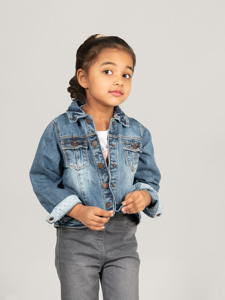 Baby girl jean jacket discount