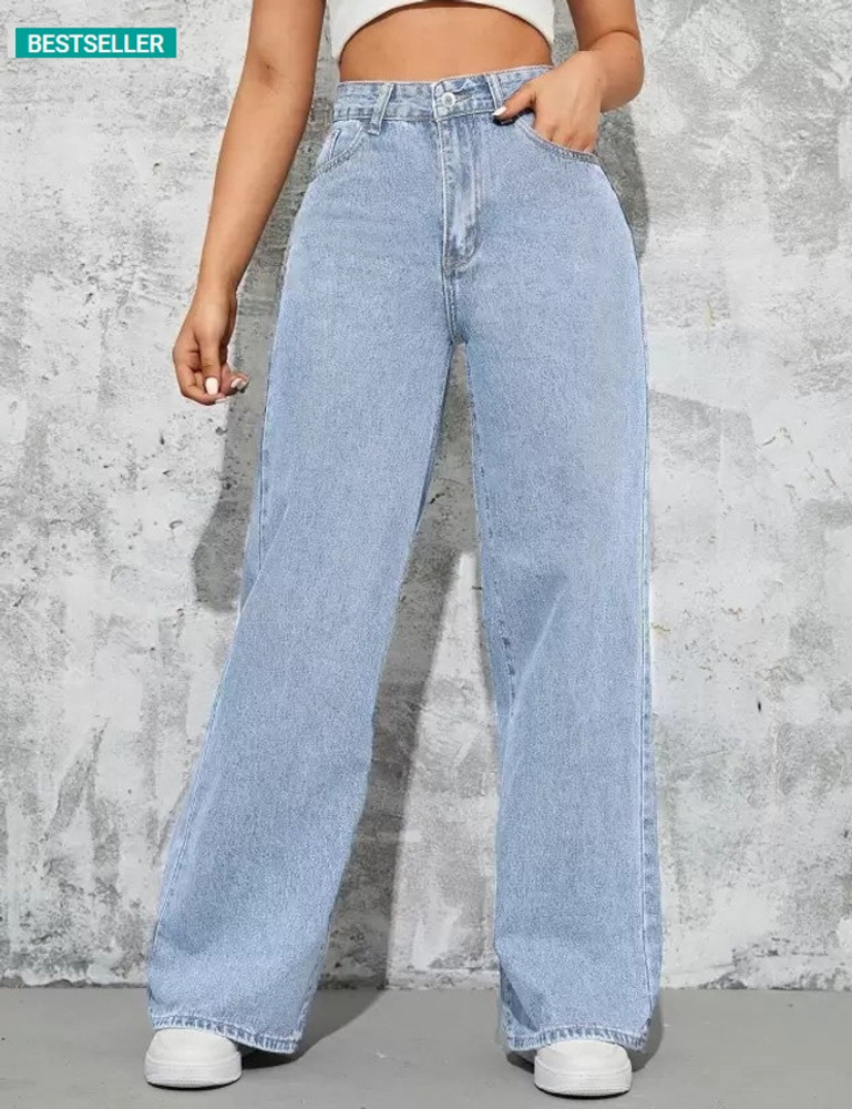 DENIM FIT Loose Fit Women Light Blue Jeans - Buy DENIM FIT Loose Fit Women  Light Blue Jeans Online at Best Prices in India | Flipkart.com