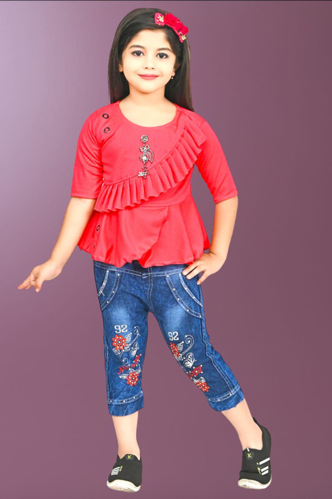 SUNCITY FASHION MART Girls Casual Top Jeans Price in India - Buy SUNCITY  FASHION MART Girls Casual Top Jeans online at Flipkart.com