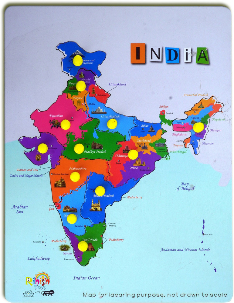 India Political Map India States And Capitals Map State Capitals Of