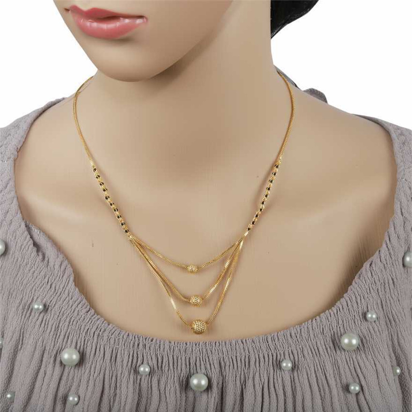 Bhumi09 Bhumi09 Gold Plated 3 layer Mangalsutra For Women Alloy Mangalsutra Price in India Buy Bhumi09 Bhumi09 Gold Plated 3 layer Mangalsutra For Women Alloy Mangalsutra Online at Best Prices in