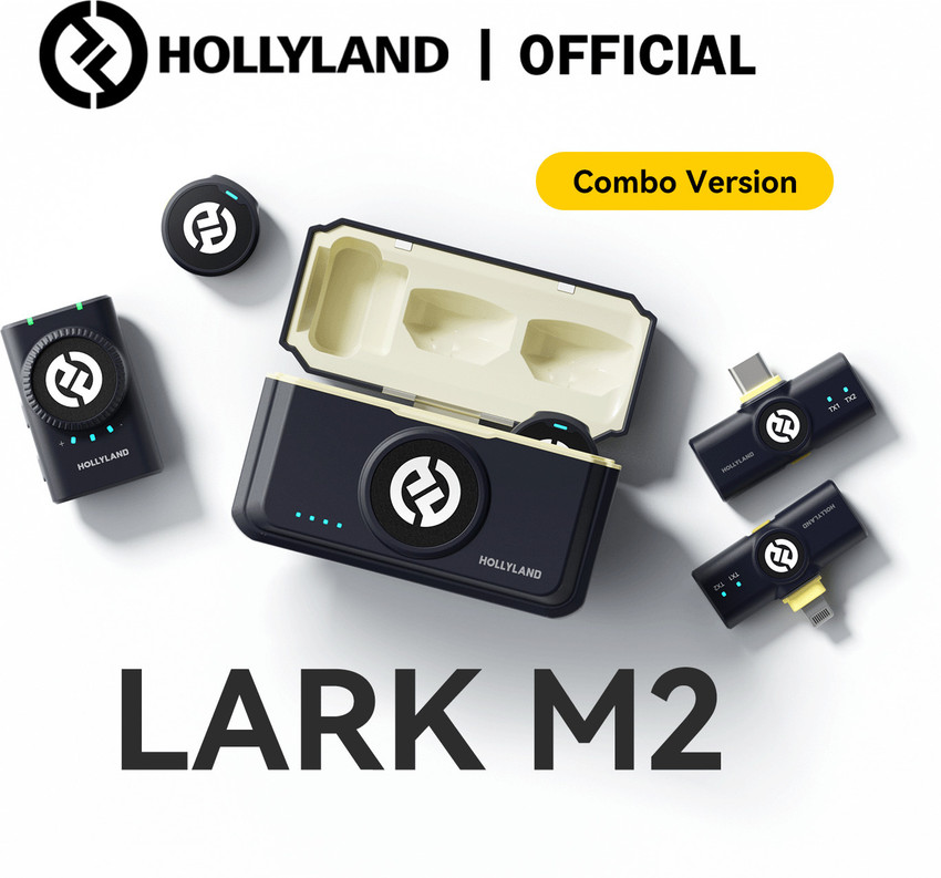 HollylandがLARK M2を発表 - ボタンサイズのデュアルマイク