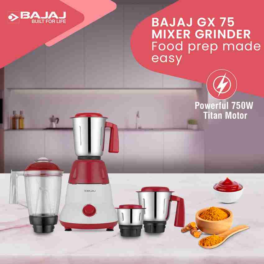 Flipkart Bajaj Gx8 750w Mixer Grinder Price Flipkart Bajaj Mixer