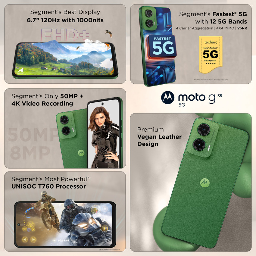 Moto G35 5G Smartphones
