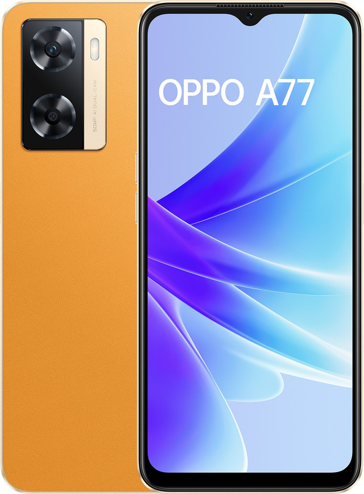Refurbished) OPPO A77 (Sky Blue, 4GB RAM, 128 Storage) with No 
