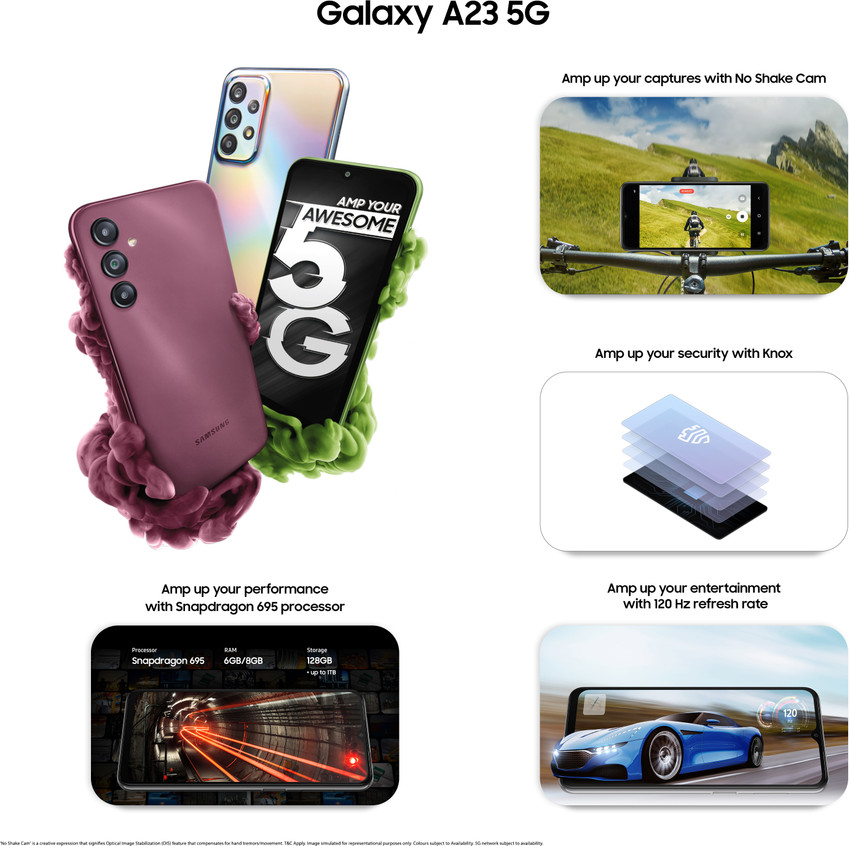 SAMSUNG Galaxy A23 5G ( 128 GB Storage, 8 GB RAM ) Online at Best 