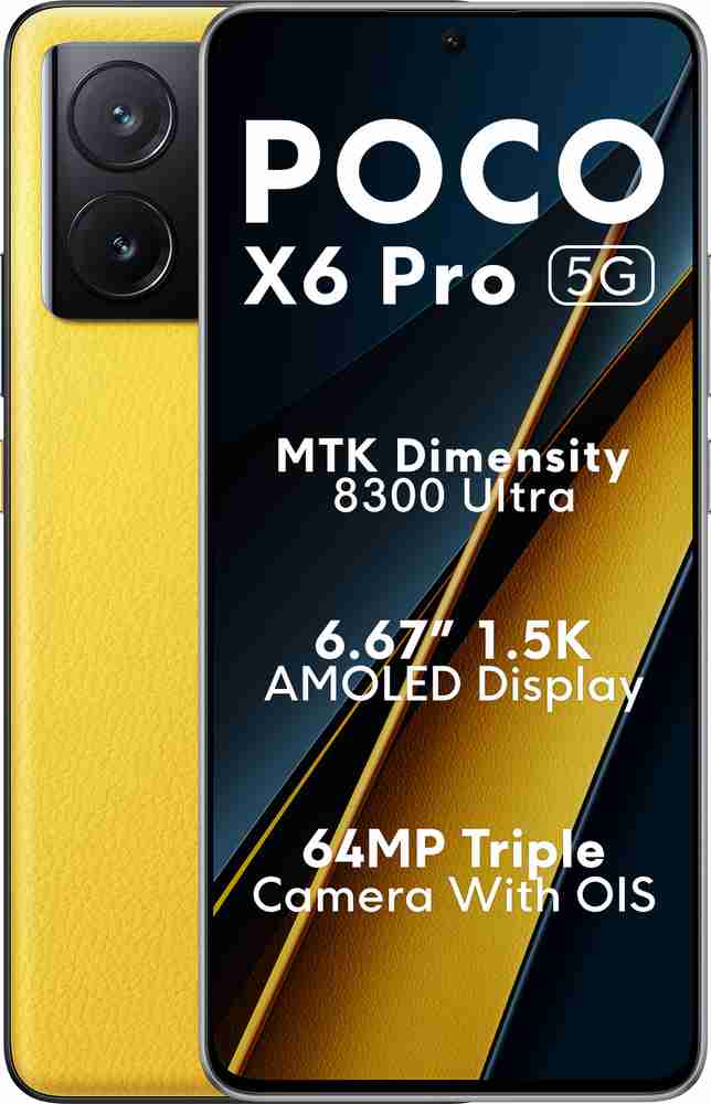 POCO X6 Pro 5G ( 512 GB Storage, 12 GB RAM ) Online at Best POCO X6 Pro 5G ( 512 GB Storage, 12 GB RAM ) Online at Best
