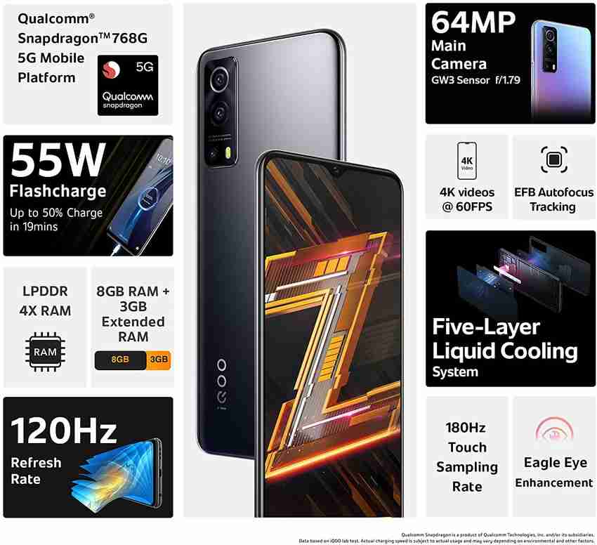 IQOO Z3 5G ( 128 GB Storage, 8 GB RAM ) Online at Best Price IQOO Z3 5G ( 128 GB Storage, 8 GB RAM ) Online at Best Price