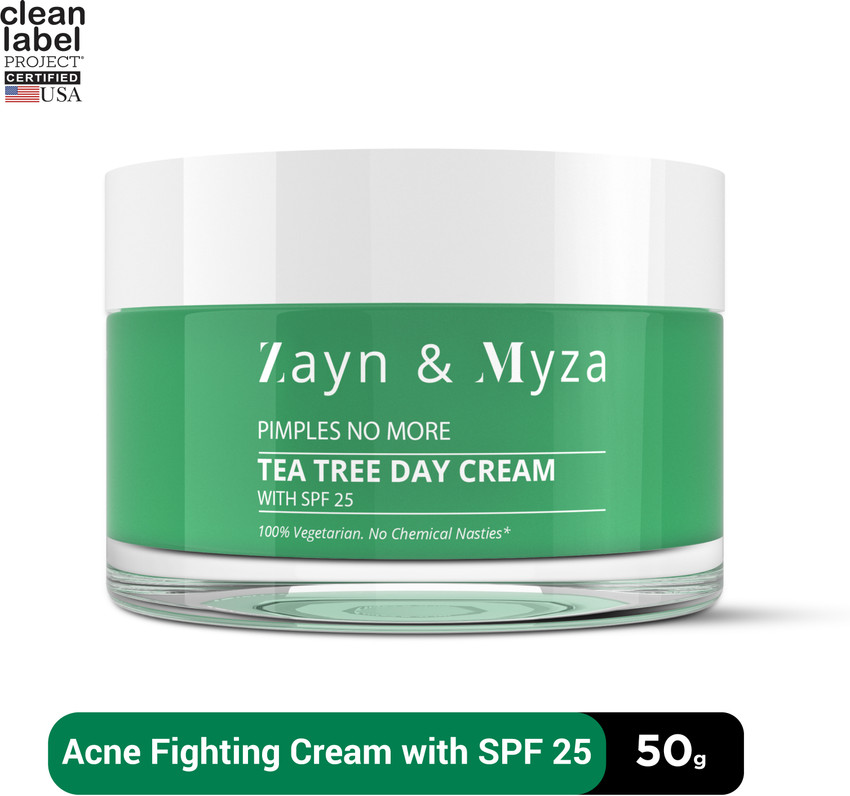 ZM Zayn & Myza TEA TREE Day CREAM with SPF 25 Acne Control Lightweight and  non sticky - Price in India, Buy ZM Zayn & Myza TEA TREE Day CREAM with SPF