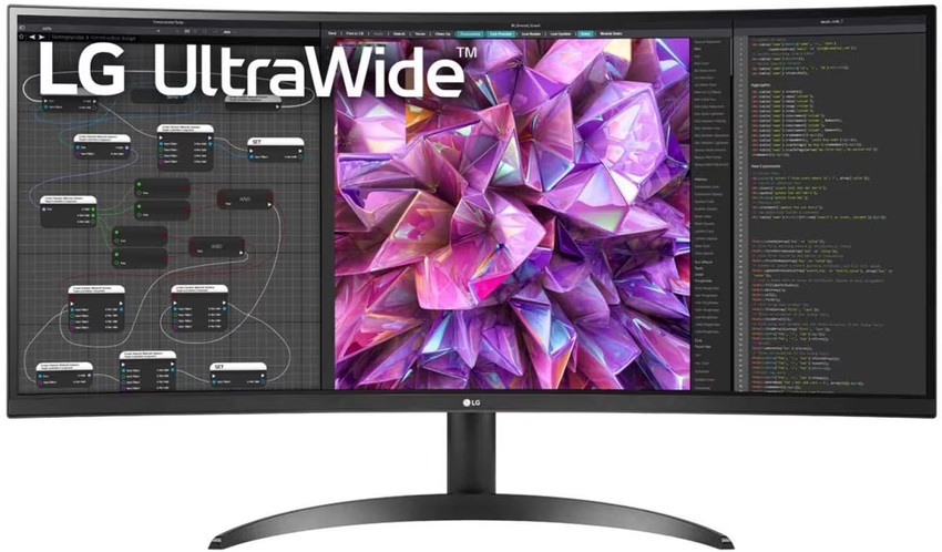 LG Ultra Wide Monitor 86.36 cm (34 inch) Curved WQHD LED Backlit 