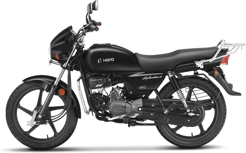 Black Colour Splendor Plus Bs6 Price On Road Bs6 New Black