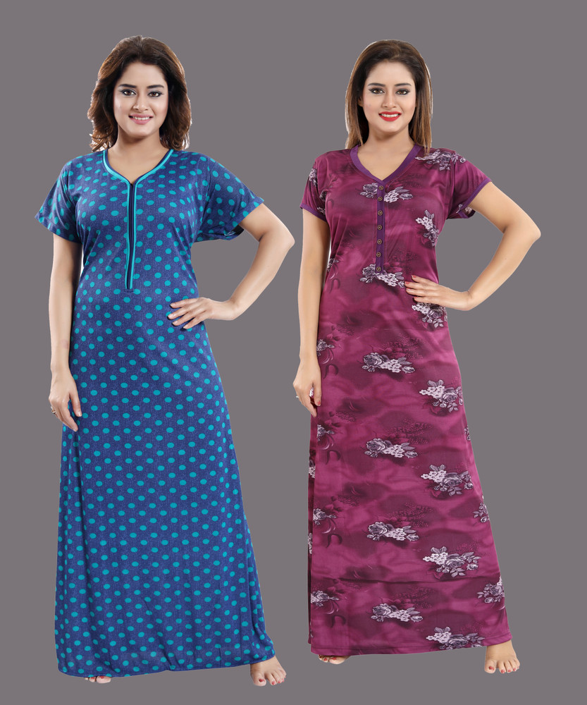 Shopping World Women Nighty - Buy Shopping World Women Nighty Online at  Best Prices in India | Flipkart.com
