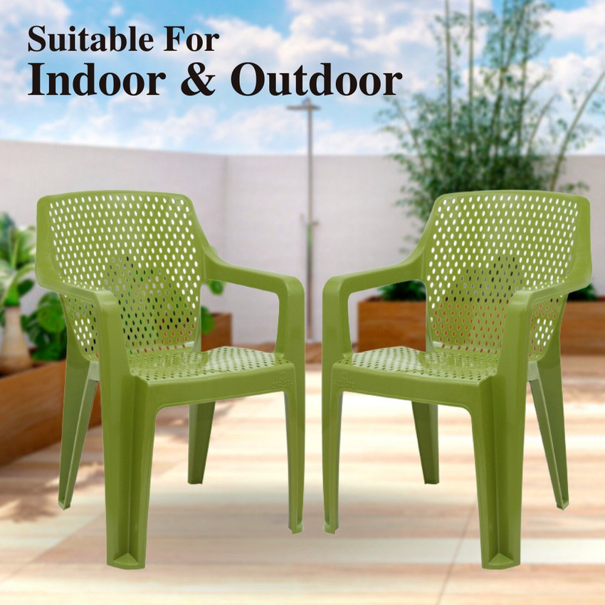 outdoor plastic armchair