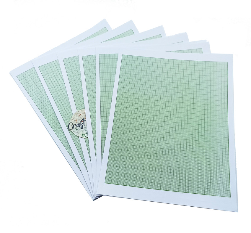 Graph Paper A4 Green Flipkart.com | CRAFTWAFT MM SERIES GRAPH RULL MM