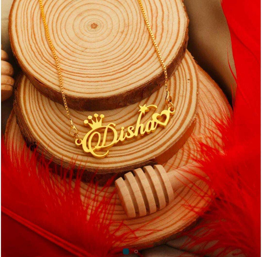 Disha name pendant discount