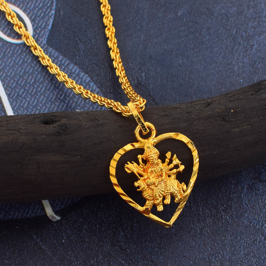Mata rani locket in gold discount