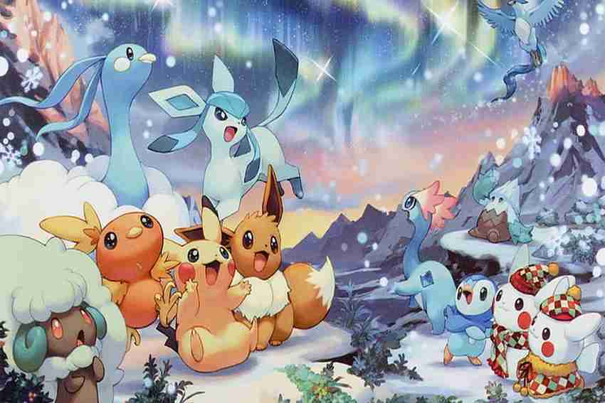 Christmas Pokemon Wallpaper Pokémon Center 2004 Christmas Postcard