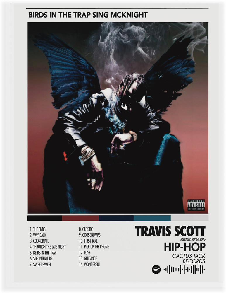 Travis Scott Birds Poster Travis Scott 'Birds In The Trap Sing