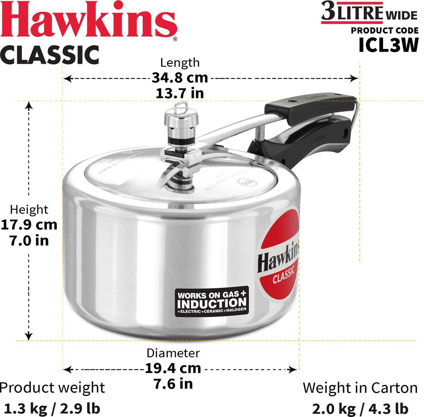 Induction Bottom Liberty Pressure Cooker Prestige Cooker In