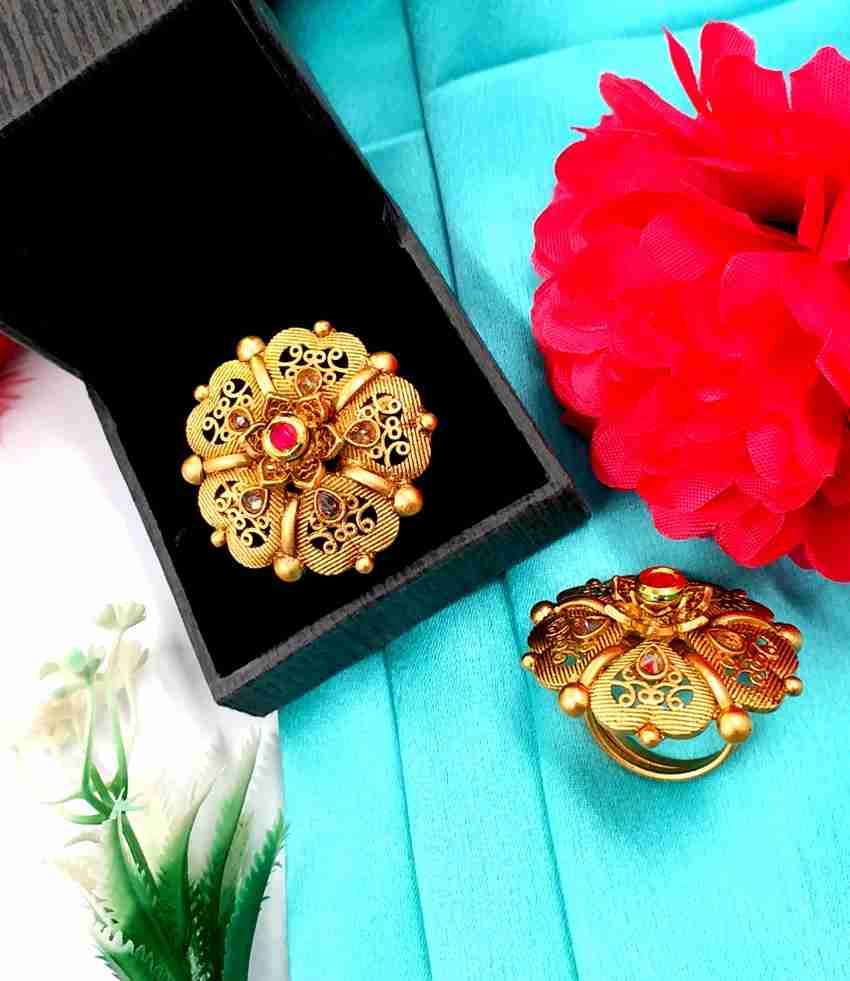 Rajputi New Anguthi Rajputi Jodha Rings Rajputi Ring Design Gold