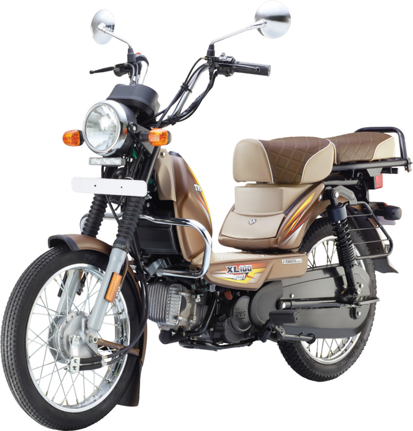 Tvs Xl 100 Comfort Silver Colour TVS XL100 Price, Images, Specs