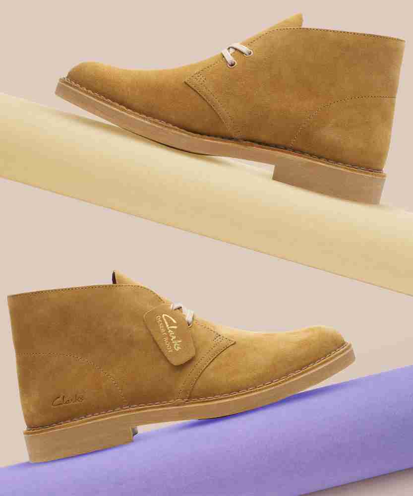 CLARKS Desert Boot 2 Oakmoss Suede Party Wear For Men - Buy CLARKS 
