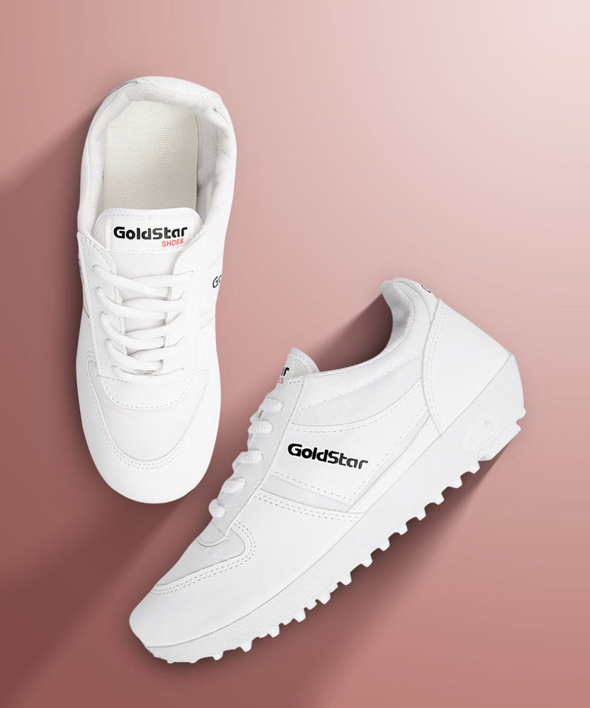 gold star white shoes price