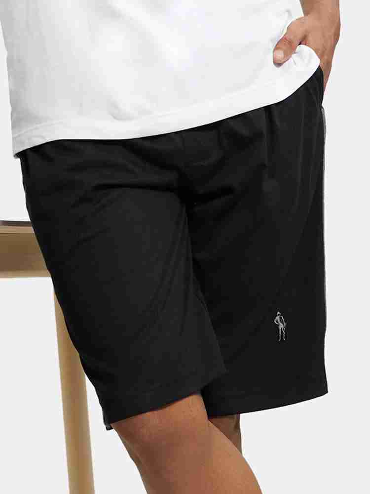 JOCKEY Solid Men Black Regular Shorts - Buy Black JOCKEY