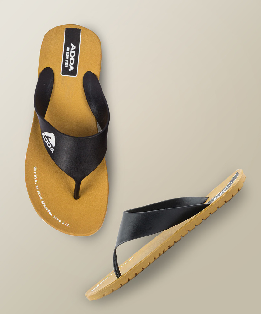 Adda Men Slippers - Buy Black Color Adda Men Slippers Online at Best Price  - Shop Online for Footwears in India | Flipkart.com