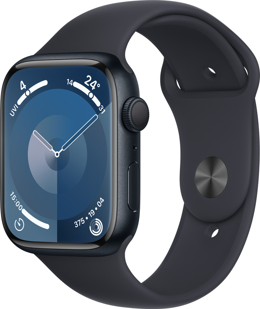 Apple Watch Series 9 GPS 45mm Aluminium Case with Sport Band - S/M 