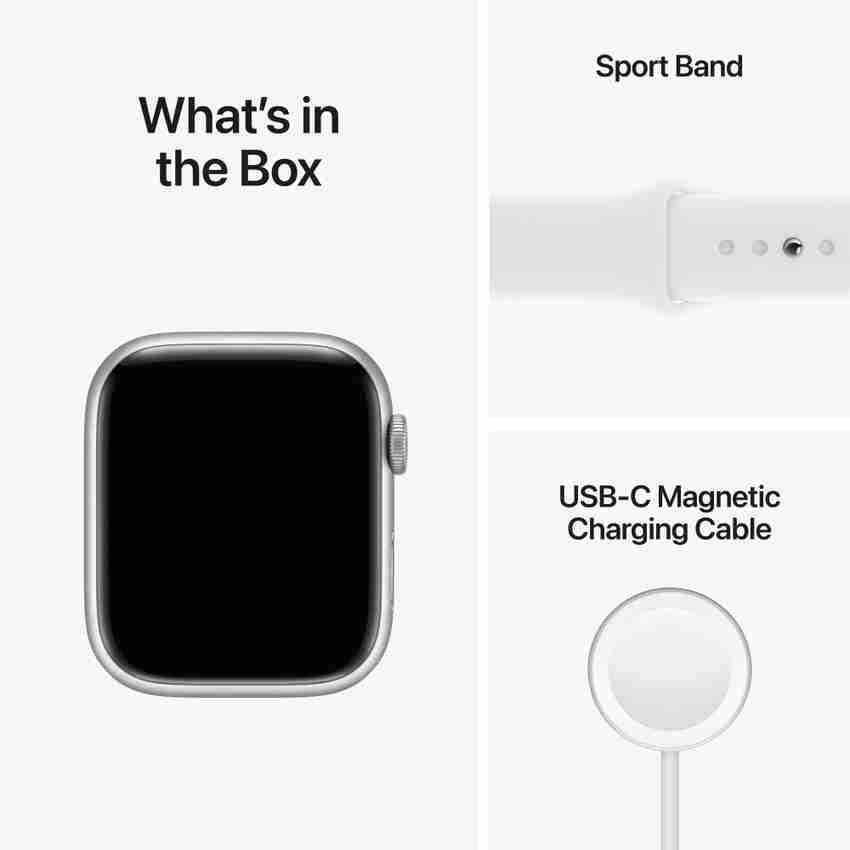 Apple Watch Series 8, 45mm GPS ECG app, Temperature sensor, IPX6 