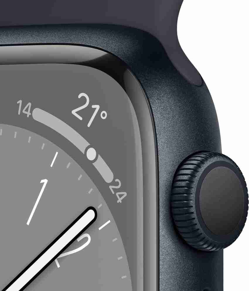 Apple Watch Series 8, 41mm GPS ECG app, Temperature sensor, IPX6 