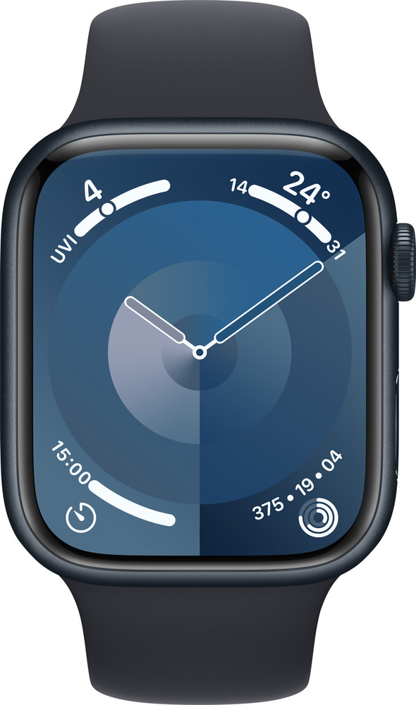 Apple Watch Series 9 GPS 45mm Aluminium Case with Sport Band - S/M 