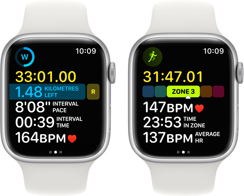 Apple Watch Series 8, 45mm GPS ECG app, Temperature sensor, IPX6 