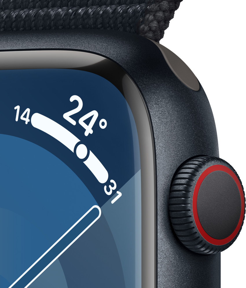 Apple Watch Series 9 GPS + Cellular 45mm Midnight Case & Midnight 