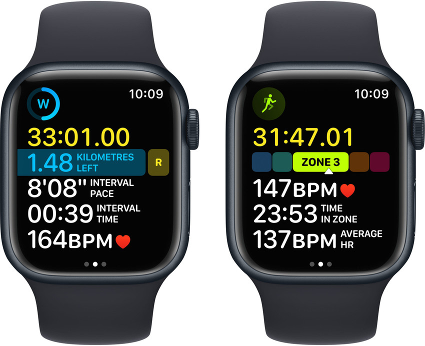 Apple Watch Series 8, 41mm GPS ECG app, Temperature sensor, IPX6 