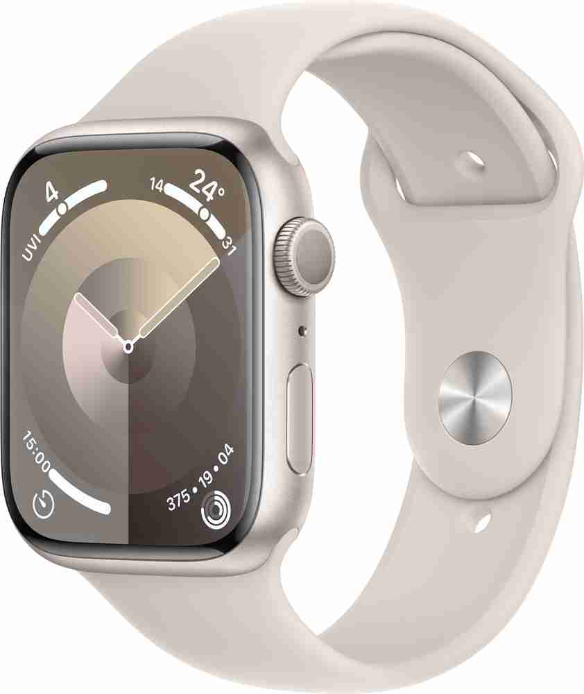 Apple Watch Series 9 GPS 45mm Starlight Aluminium Case with  