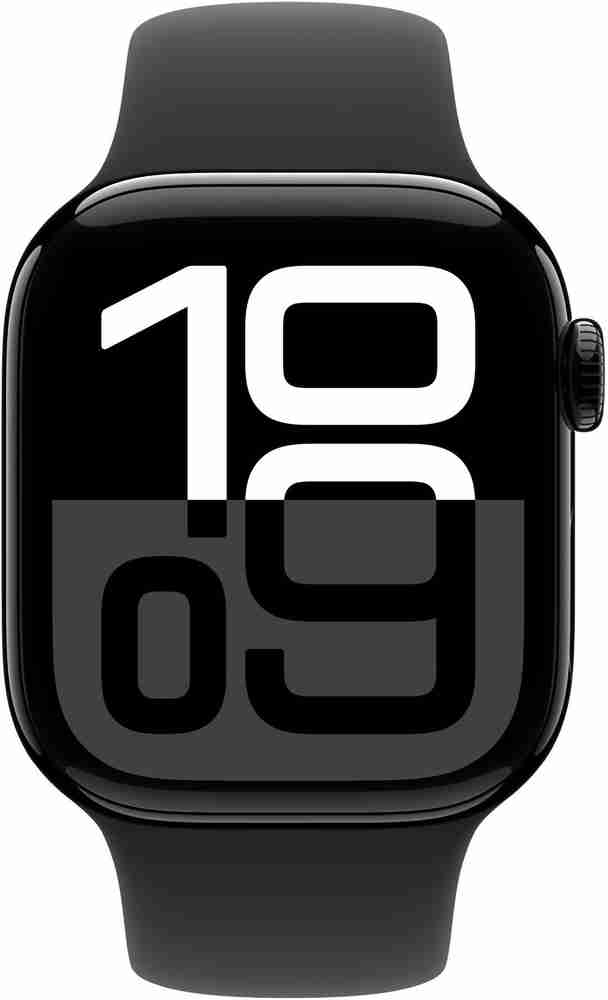 Apple Watch Series 10 GPS 42mm Jet Black Aluminium with Sport Band 