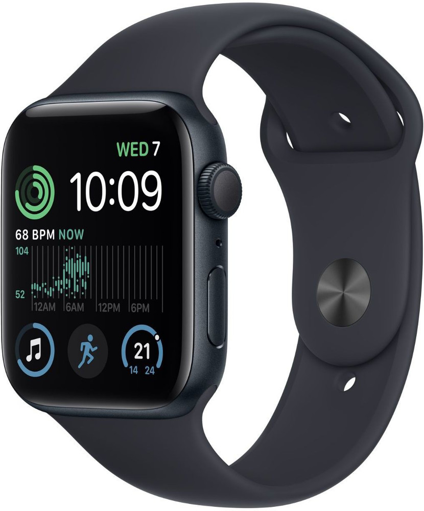Apple Watch SE GPS (2nd Gen) Heart Rate Monitor, Crash Detection 