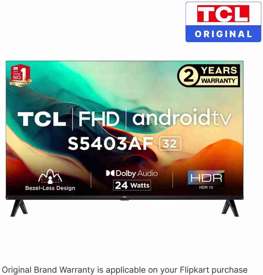 TCL 79.97 cm (32 inch) Full HD LED Smart Android TV with