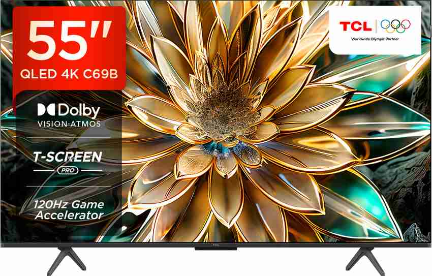 TCL 55インチ4kTV 55C601U TCL 55C601U 4K 55V JBLサウンドバー搭載 テレビ [訳あり