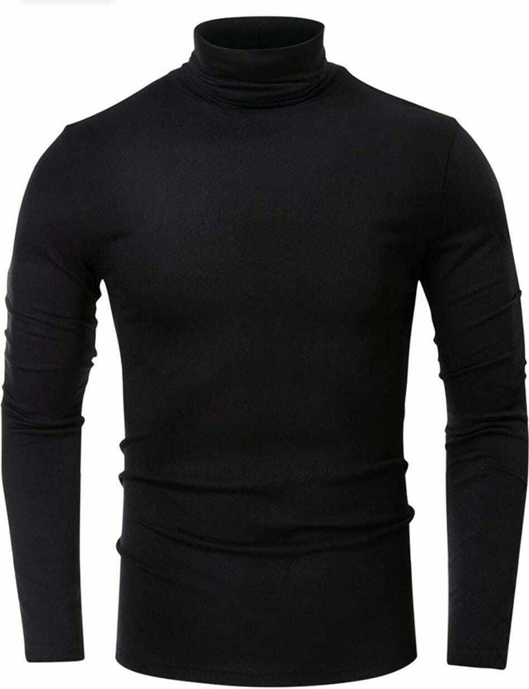 high neck thermal top