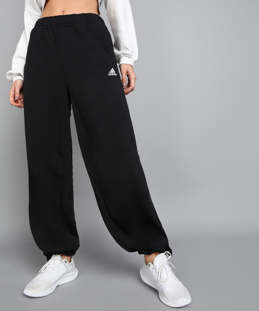ADIDAS Solid Women Black Track Pants - Buy ADIDAS Solid Women Black Track  Pants Online at Best Prices in India | Flipkart.com